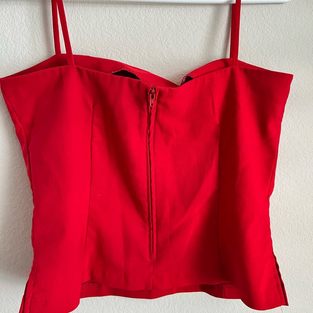 Red Going Out Tank Top